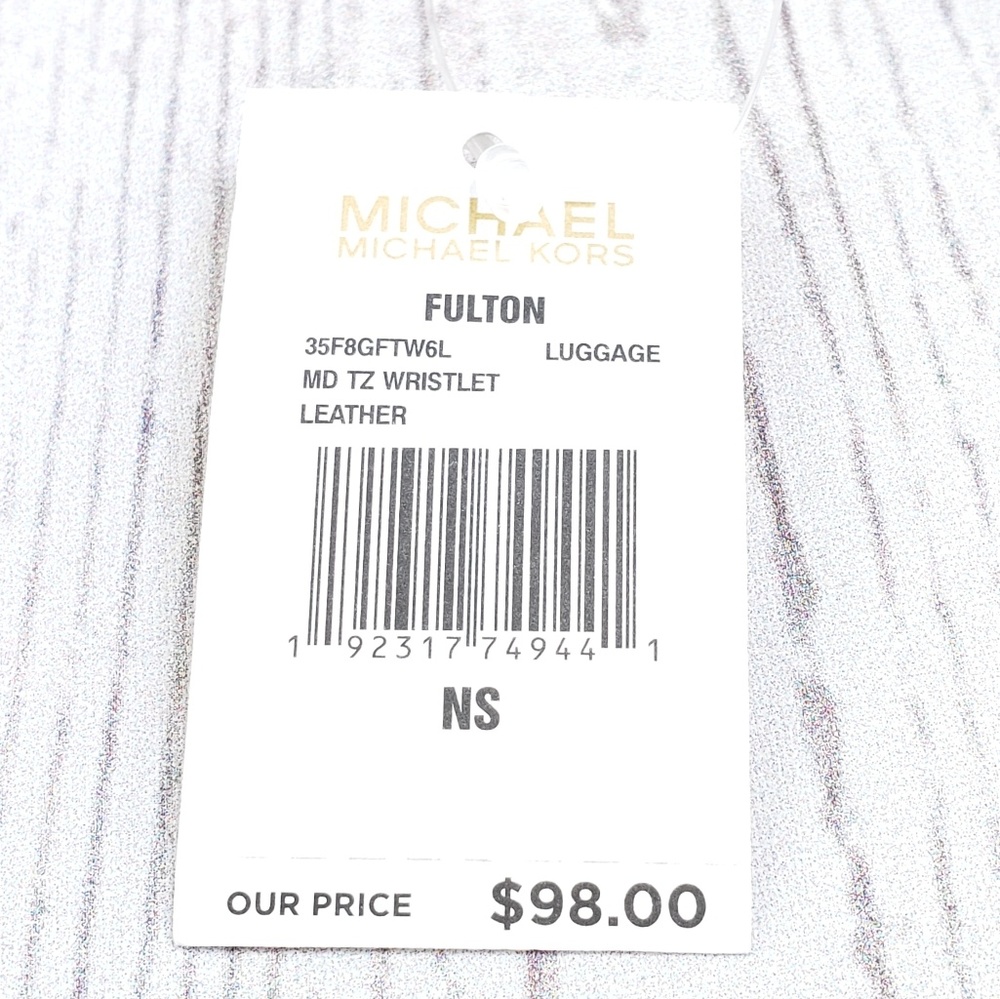 ⚠️LAST1⚠️ Michael Kors Fulton MD Wristlet Brown - Picture 4 of 4